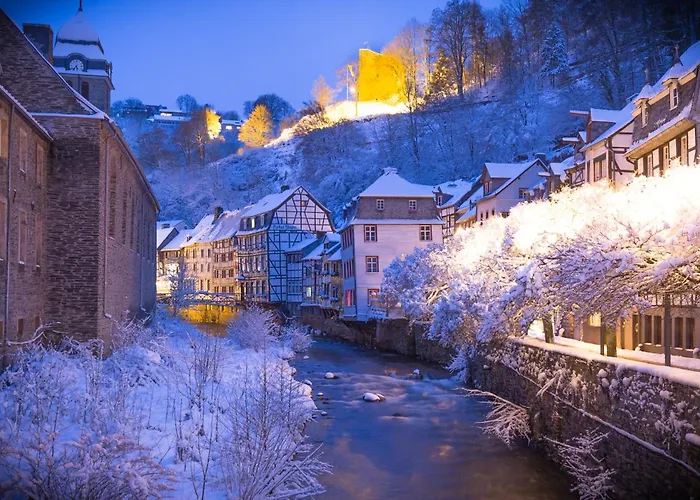 公寓 Haus Am Fluss-monschau 蒙绍